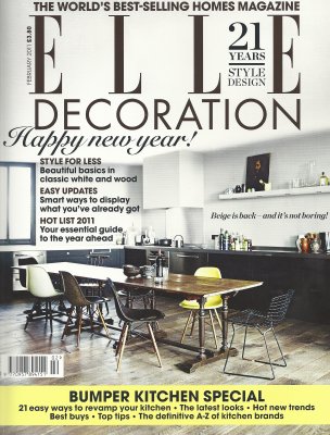 Elle Decoration Front Cover Feb 2011